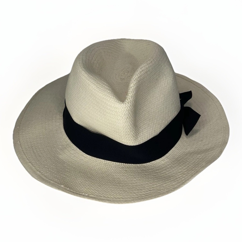Cuyana Handwoven Straw Hat with Black Band